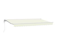 Vidaxl Auvent Rétractable Crème 400x200 Cm