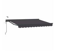 vidaXL Auvent rétractable électrique Anthracite 3 5 x 2 5 m Jardin et terrasse Store électrique moderne 3421563