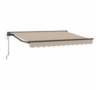 Store - store banne Vidaxl Auvent rétractable électrique Beige 3,5 x 2 m