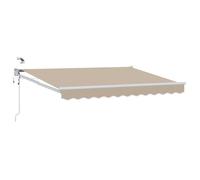 vidaXL Auvent rétractable électrique Beige 3 x 2,5 m 3419601