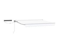 Vidaxl Auvent Rétractable Électrique Blanc 3 X 2,5 M