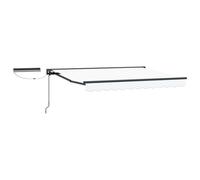 Vidaxl Auvent Rétractable Électrique Blanc 3 X 2,5 M