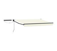 Vidaxl Auvent Rétractable Électrique Crème 3 X 2,5 M