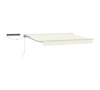 vidaXL Auvent rétractable électrique Crème 3 x 2 m, Store électrique rétractable Moderne, réglable, pour Ombre fiable en extérieur sur terrasses
