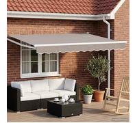 vidaXL Auvent rétractable électrique Gris clair 3 x 2,5 m, Store Électrique Moderne, Canopy de Jardin à Télécommande, Solutions d'Ombre Extérieures, Protection Solaire de Patio Rétractable, Écologique
