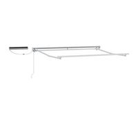 Vidaxl Auvent Rétractable Électrique Noir 3 X 2,5 M