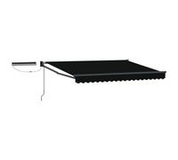 Vidaxl Auvent Rétractable Électrique Noir 3 X 2,5 M