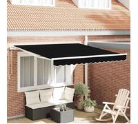 Auvent rétractable Tissu et Aluminium Store extérieur de terrasse vidaXL vidaXL