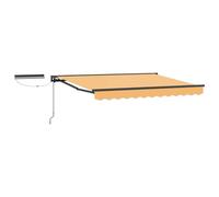 vidaXL Auvent rétractable électrique Sable 2,5 x 2 m, Couverture de terrasse extérieure, auvent électrique rétractable Moderne, Protection Polyvalente, résistant aux intempéries