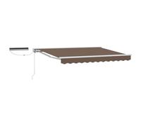 vidaXL Auvent rétractable électrique Taupe 3 x 2,5 m