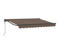vidaXL Auvent rétractable électrique Taupe 4 x 2 m