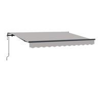vidaXL Auvent Rétractable Gris clair et Anthracite