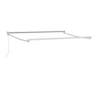 Vidaxl Auvent Rétractable Jaune Et Blanc 3 X 2 M Polyester