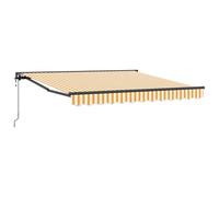 Auvent Rétractable Polyester et métal Solution d'ombrage de Patio Ombre vidaXL v