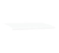 vidaXL Auvent Rétractable Manuel avec LED Blanc 600x300 cm, Tissu de Remplacement pour Auvent 6x3 m Blanc