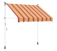 vidaXL Auvent rétractable Manuel Multicolore 300 x 115 x 300 cm