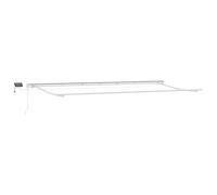 vidaXL Auvent rétractable pour l'extérieur, Parfait pour Le Jardin, la terrasse et Le Balcon. Installation réglable et Design Moderne.