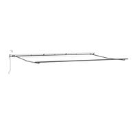 vidaXL Auvent rétractable pour l'extérieur, Protection Solaire, système Moderne de Jardin, canopée pour terrasse ou Balcon, Solution d'installation Ajustable