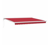 Store Rétractable Automatique Rouge 400x300 Cm 3330699 Multicolore