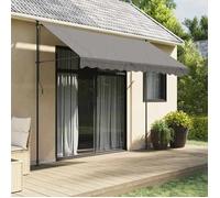 vidaXL Auvent rétractable 368740 – Hauteur réglable pour balcon, terrasse, jardin, patio