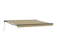 Auvent tissu Rétractable Parasol Châssis d'extérieur Ombre de Balcon vidaXL vida
