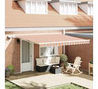 Vidaxl Auvent Rétractable With 400 × 300 Cm Multicolore