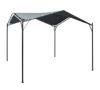 Vidaxl Auvent Tente Belvédère 3x3 M Acier Anthracite