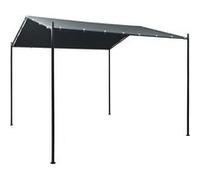 Auvent tente belvédère 3x3 m Acier Anthracite