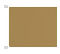 Vidaxl Auvent Vertical Beige 100x1200 Cm Tissu Oxford Beige