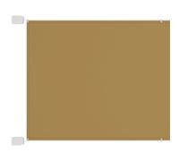 Vidaxl Auvent Vertical Beige 100x800 Cm Tissu Oxford Beige