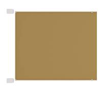 Vidaxl Auvent Vertical Beige 180x1000 Cm Tissu Oxford Beige