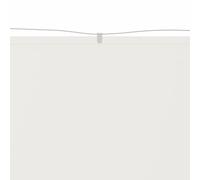 Vidaxl Auvent Vertical Blanc 140x1200 Cm Tissu Oxford Blanc