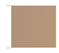 Vidaxl Auvent Vertical Taupe 140x800 Cm Tissu Oxford