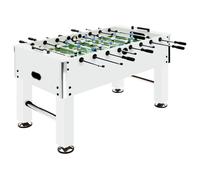 vidaXL Baby-foot Acier 60 kg 140x74,5x87,5 cm Blanc