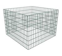 vidaXL Bac à compost carré en maille de jardin 100 x 100 x 70 cm