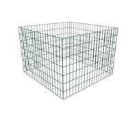 vidaXL Bac à compost carré en maille de jardin 100 x 100 x 70 cm