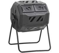 vidaXL Bac à compost de jardin Noir 73x64x95 cm 160 L 152232 Noir G