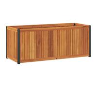 vidaXL Bac à plantes 110x45x44 cm bois massif acacia et acier