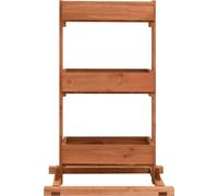 vidaXL Bac à plantes 52x30x78 cm bois de sapin