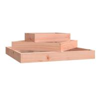 Jardinière Blanc 112x112x27 cm Bois massif de pin vidaXL
