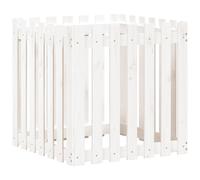 Lit Surélevé de Jardin avec Design de Clôture Jardin Bois de Pin Massif vidaXL