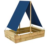 Vidaxl Bac À Sable Avec Toit 80x60x97,5 Cm Bois De Pin Imprégné