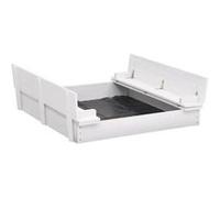 vidaXL Bac à sable Bois de sapin Blanc 95x90x15 cm Blanc G