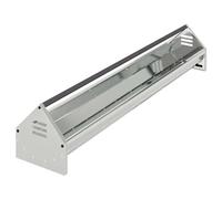 Vidaxl Bac De Nourrissage Pour Poules Argent 108 X 20,5 X 20 Cm