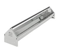 vidaXL Bac de nourrissage pour Poules Argent 108 x 20,5 x 20 cm, Jardin et terrasse, Design rectangulaire, Matériaux durables, Motifs Uniques, pour espaces extérieurs, Jardinage, Détente