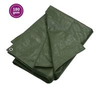 vidaXL Bâche 180 g/m² 4x4 m Vert PEHD