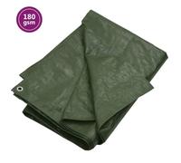 Bâche 180 g-m² 6x12 m Vert PEHD 151541