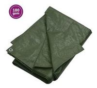 vidaXL Bâche 180 g-m² 6x8 m Vert PEHD 151539 Vert G