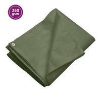 vidaXL Bâche 260 g-m² 4x8 m Vert PEHD 151553 Vert G