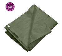 vidaXL Bâche 260 g/m² 6x8 m Vert PEHD